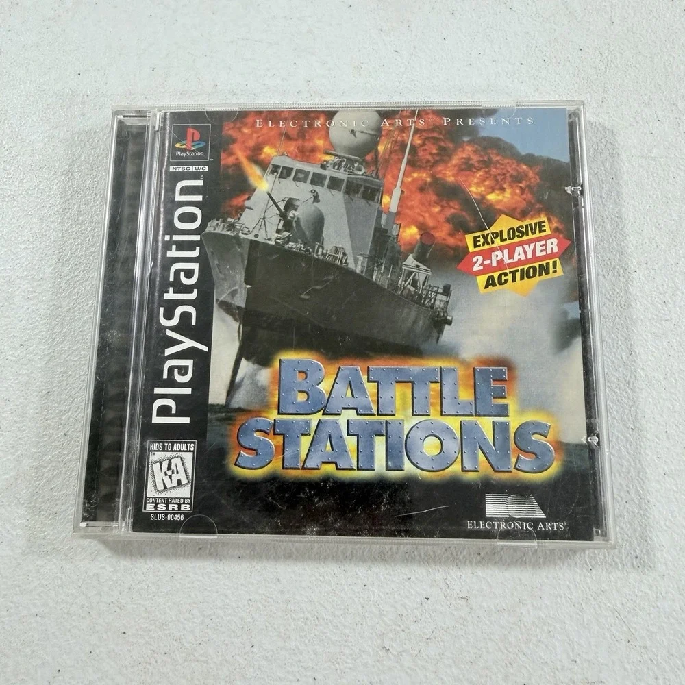 Battlstations (Sony PlayStation 1 PS1)‎ Complete CIB TESTED WORKING